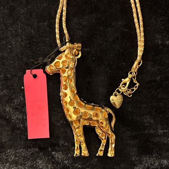 Betsey Johnson Multicolor Giraffe Necklace NWT - Picture 3 of 8